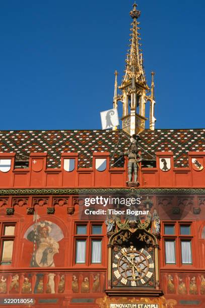 switzerland, basel, town hall, - bale photos et images de collection