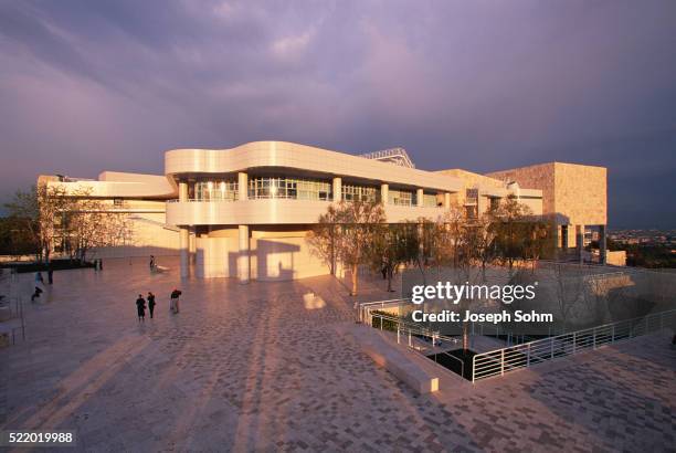 the getty center - j paul getty museum foto e immagini stock