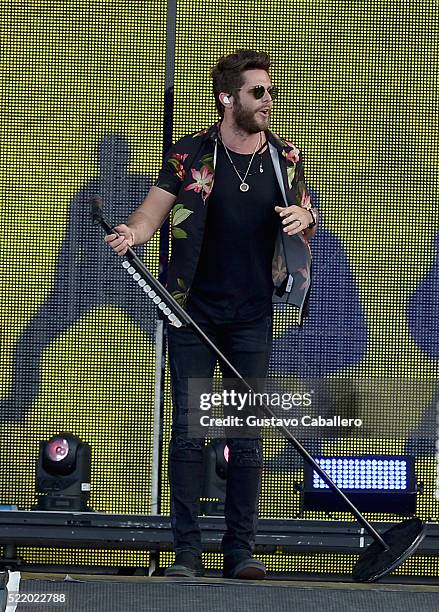 Thomas Rhett is onstage during Tortuga Music Festival on April 17, 2016 in Fort Lauderdale, Florida.