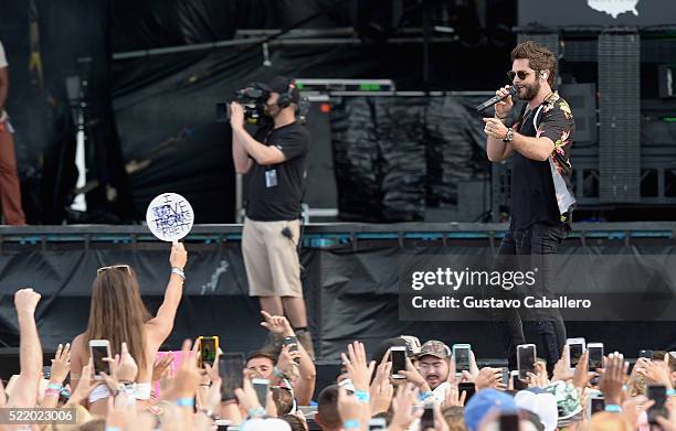 Thomas Rhett is onstage during Tortuga Music Festival on April 17, 2016 in Fort Lauderdale, Florida.