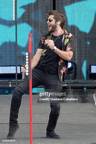 Thomas Rhett is onstage during Tortuga Music Festival on April 17, 2016 in Fort Lauderdale, Florida.