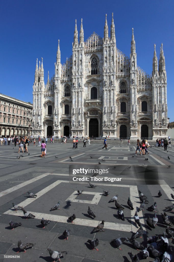 Italy, Lombardy, Milan, Duomo, cathedral,