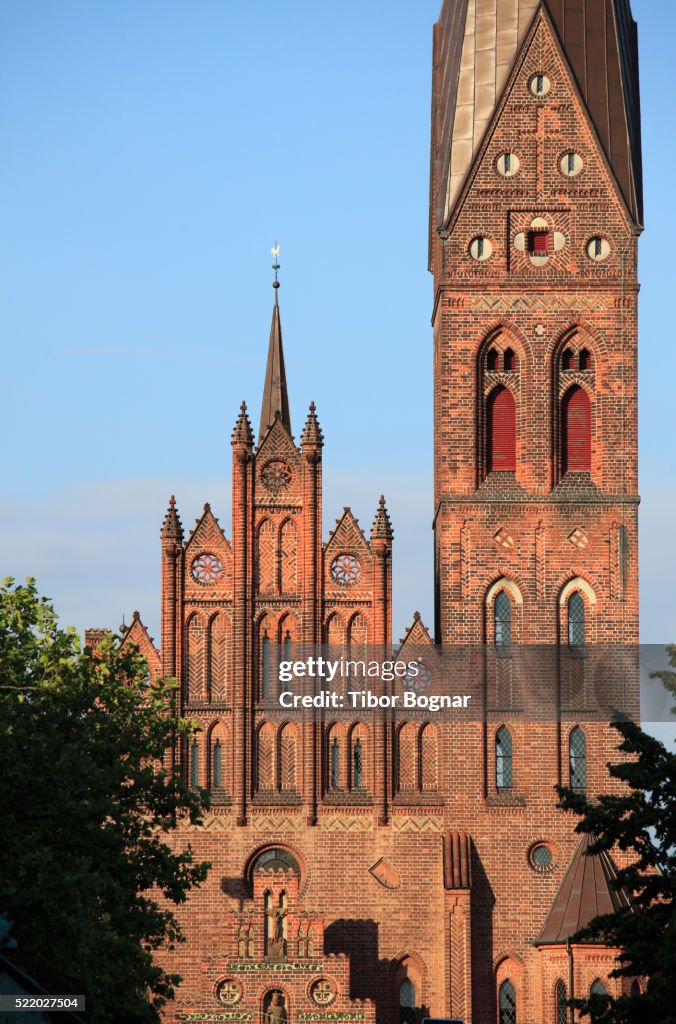 Denmark, Funen, Odense, Skt. Albani Church,