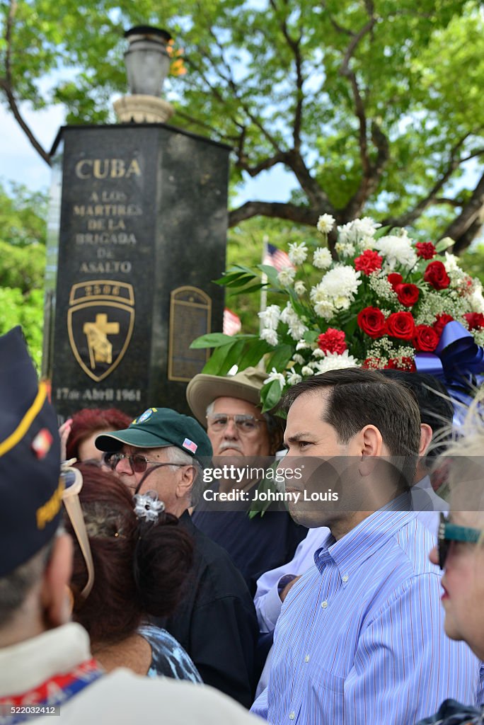 Marco Ribo Former presidential candidates and U.S. Senator Marco Rubio attends ...