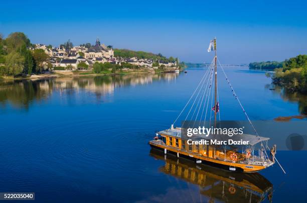 candes saint martin village - loire valley stock pictures, royalty-free photos & images