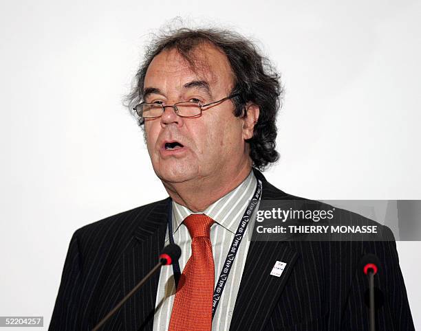 Karl-Heinz Florenz, member of a European Parliament commission for environment, public health and consumers policy is pictured during a press...