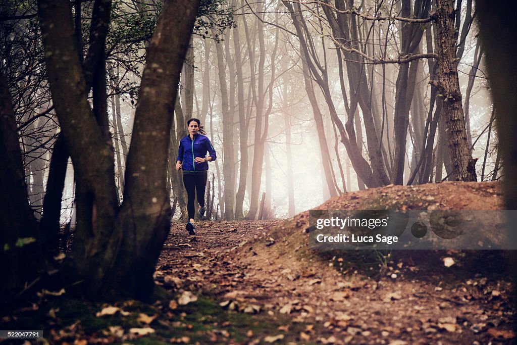 Running free through the forest