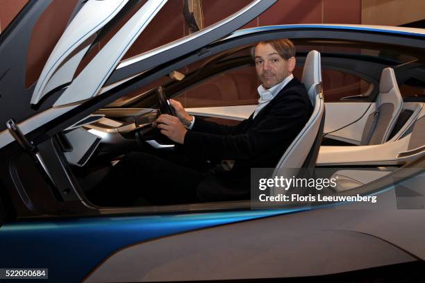 bmw automotive designer adrian van hooydonk - bmw sports car stock pictures, royalty-free photos & images