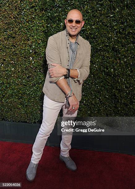 John Varvatos arrives at the 13th Annual Stuart House Benefit at John Varvatos on April 17, 2016 in Los Angeles, California.