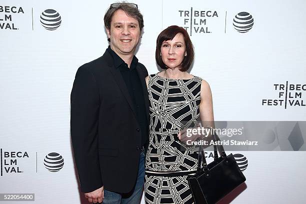 Joe D'Imperio and Lisa Cerasia attend "Children of the Mountain" Premiere - 2016 Tribeca Film Festival at Regal Battery Park Cinemas on April 17,...