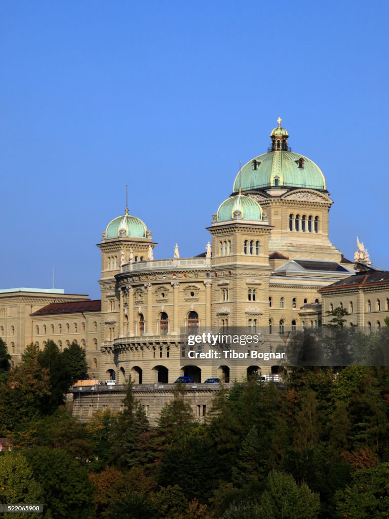 Bundeshaus parliament building in Bern