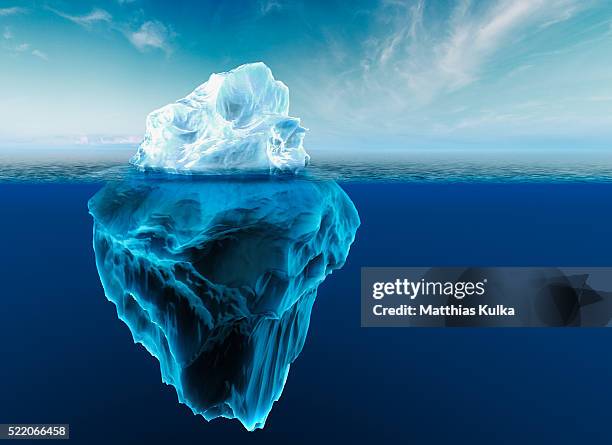 melting iceberg - ice berg foto e immagini stock