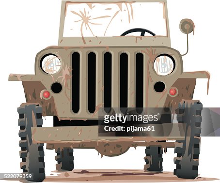  Safari Jeep Ilustraciones de alta resolución