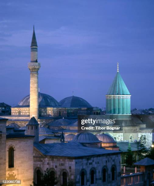 turkey, konya, mevlana museum, - konya photos et images de collection