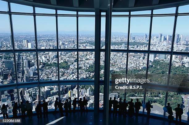 view from mori tower - 六本木ヒルズ ストックフォトと画像