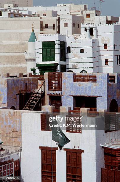 buildings of al-balad, jedda - jiddah - fotografias e filmes do acervo