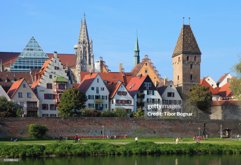 Ulm, skyline, Danube River