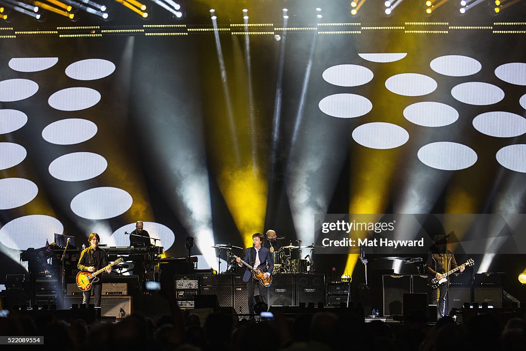 Paul McCartney Performs At Key Arena