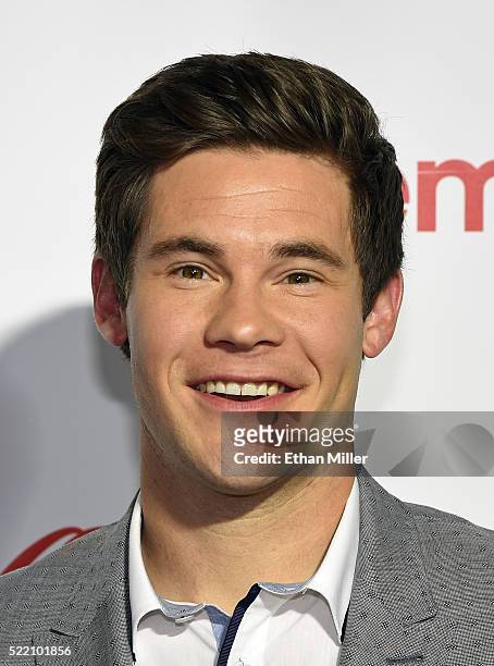 Actor/comedian Adam DeVine, one of the recipients of the Comedy Stars of the Year Award, attends the CinemaCon Big Screen Achievement Awards brought...
