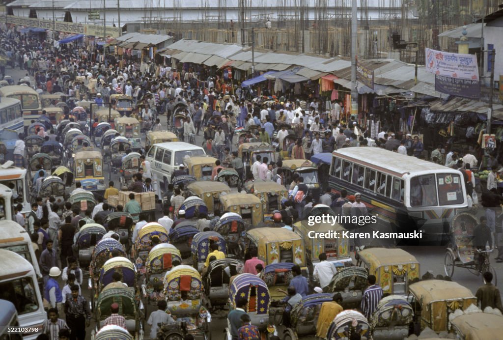 Traffic Jam in Dhaka