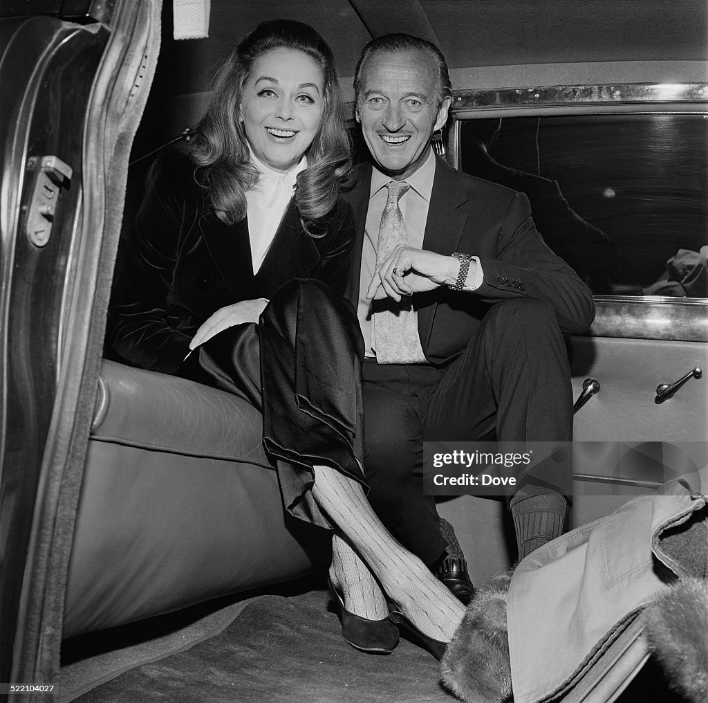 David Niven At London Airport