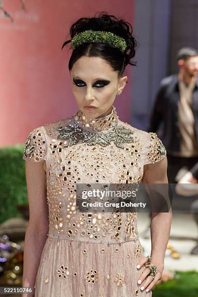 And Founder of Alice & Olivia, Stacey Bendet pose for portraits before the runway show alice + olivia By Stacey Bendet And Neiman Marcus Present...