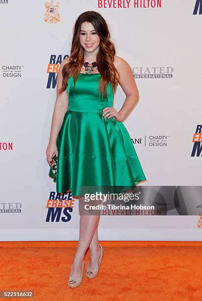 Jillian Rose Reed attends the 23rd annual Race to Erase MS Gala at The Beverly Hilton Hotel on April 15, 2016 in Beverly Hills, California.