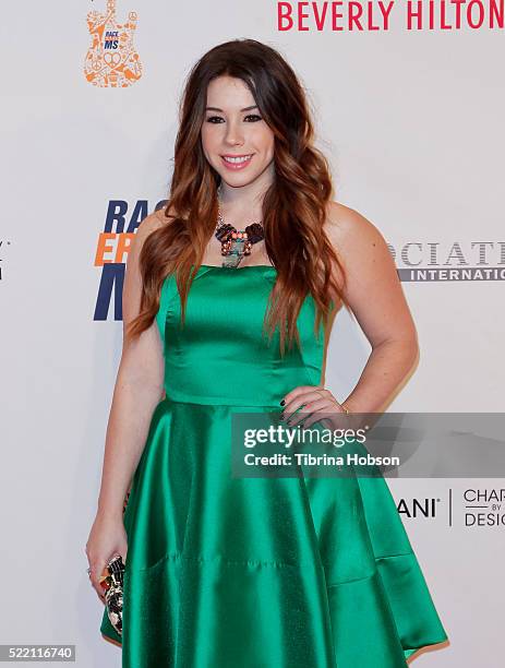 Jillian Rose Reed attends the 23rd annual Race to Erase MS Gala at The Beverly Hilton Hotel on April 15, 2016 in Beverly Hills, California.