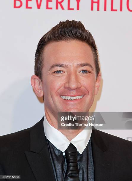 David Faustino attends the 23rd annual Race to Erase MS Gala at The Beverly Hilton Hotel on April 15, 2016 in Beverly Hills, California.