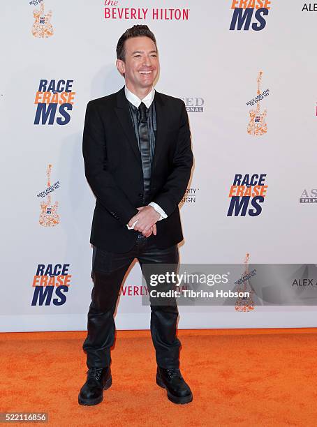 David Faustino attends the 23rd annual Race to Erase MS Gala at The Beverly Hilton Hotel on April 15, 2016 in Beverly Hills, California.