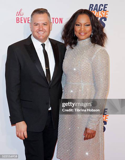 Ross Mathews and Garcelle Beauvais attend the 23rd annual Race to Erase MS Gala at The Beverly Hilton Hotel on April 15, 2016 in Beverly Hills,...