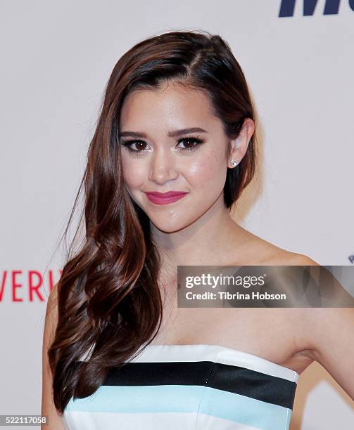 Megan Nicole attends the 23rd annual Race to Erase MS Gala at The Beverly Hilton Hotel on April 15, 2016 in Beverly Hills, California.