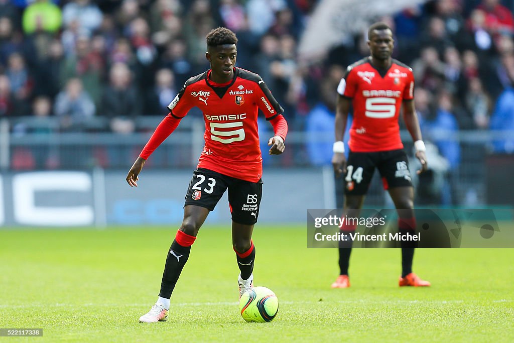 Dembele Rennes Ousmane Dembele of Rennes during the French Ligue 1 between Rennes ...