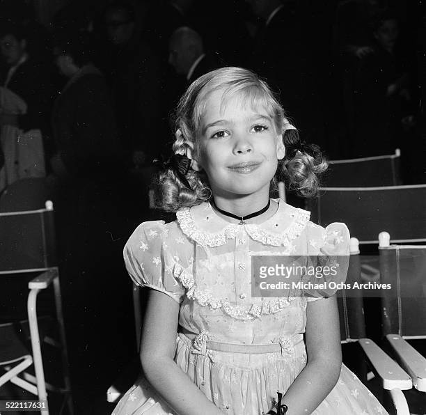 Actress Evelyn Rudie poses during the Emmy Nominations in Los Angeles,CA.