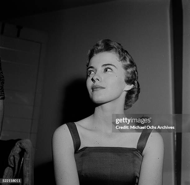 Jean Seberg attends a party in Los Angeles,CA.