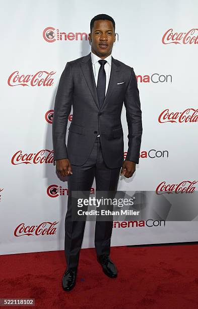 Director Nate Parker, recipient of the Breakthrough Director of the Year Award, attends the CinemaCon Big Screen Achievement Awards brought to you by...