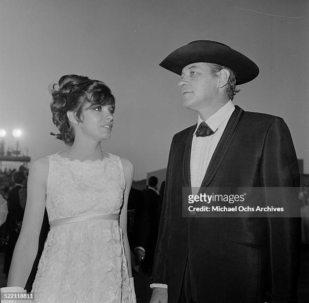 Actress Katharine Ross and writer Clair Huffaker attend an event in Los Angeles,CA.