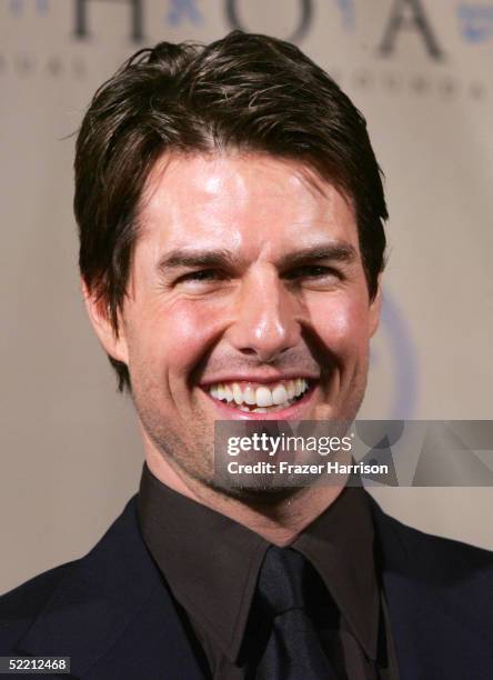 Actor Tom Cruise attends the 5th Annual Ambassadors for Humanity Dinner Honoring former President Bill Clinton to support the Survivors of the Shoah...