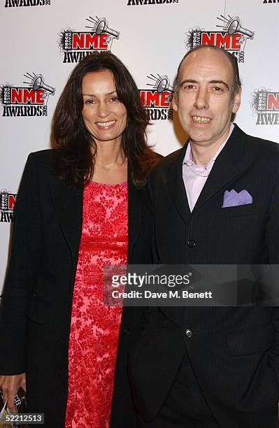 Mick Jones and Trish Simonen arrive for The Shockwaves NME Awards 2005 at Hammersmith Palais on February 17, 2005 in London, England. The annual...