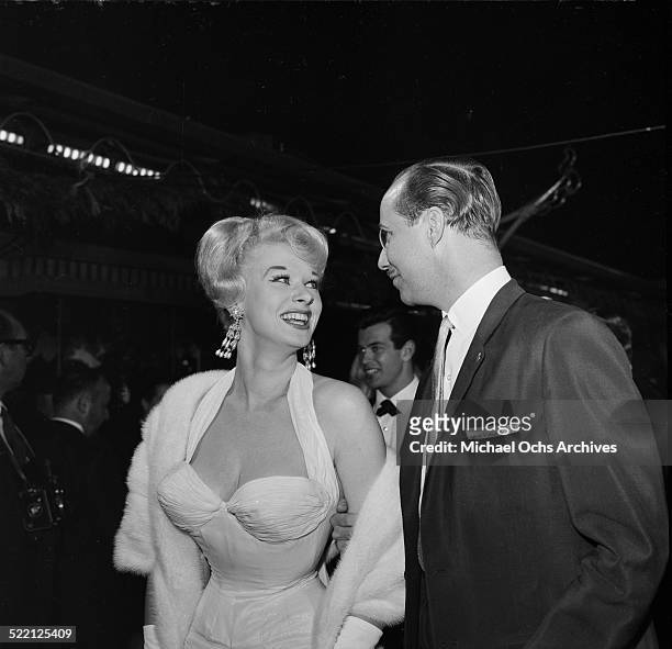 Sabrina aka Norma Ann Sykes and Bertl Unger attends an event in Los Angeles,CA.
