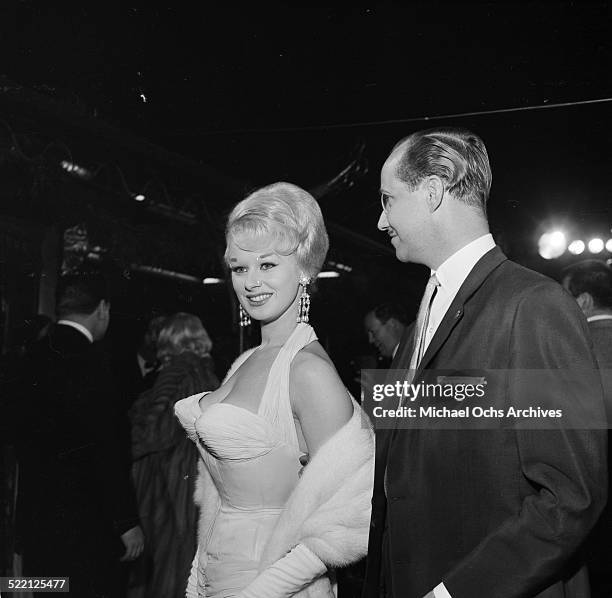 Sabrina aka Norma Ann Sykes and Bertl Unger attends an event in Los Angeles,CA.