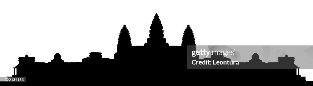 Angkor Vector Angkor Wat High-Res Vector Graphic - Getty Images