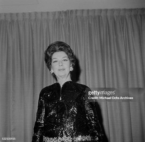 Rosalind Russell attends an event in Los Angeles,CA.