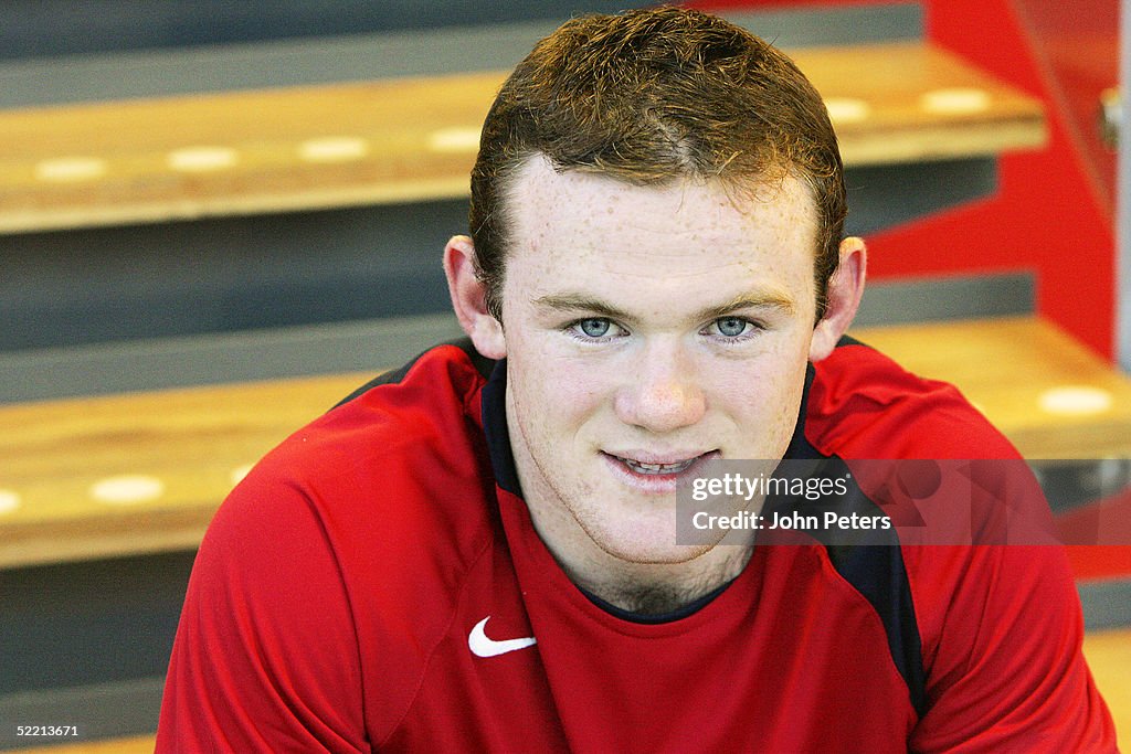 Wayne Rooney photoshoot