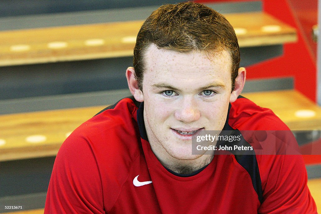 Wayne Rooney photoshoot