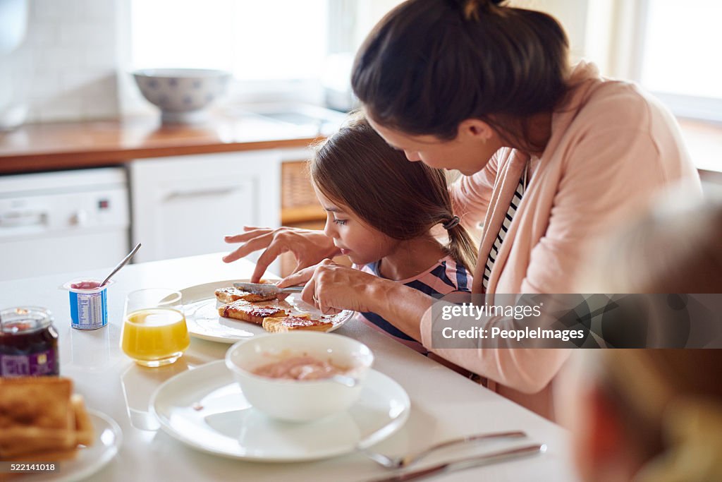 Let Mommy help you with that sweetheart