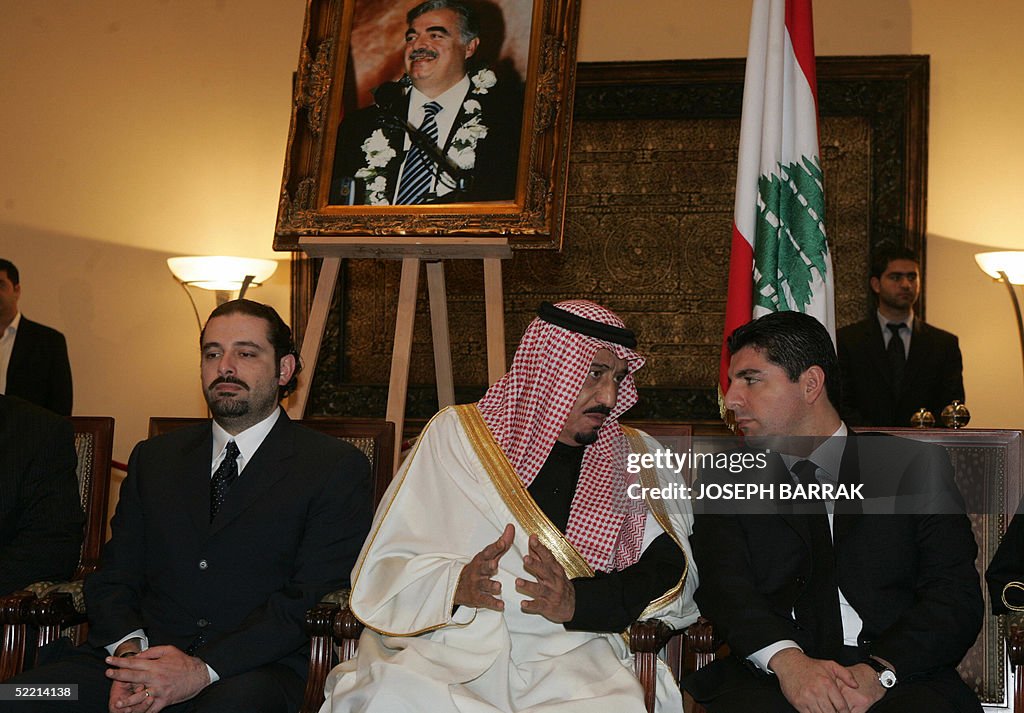 The sons of Lebanon's slain former prime