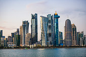City Skyline and buildings  - Doha , Qatar