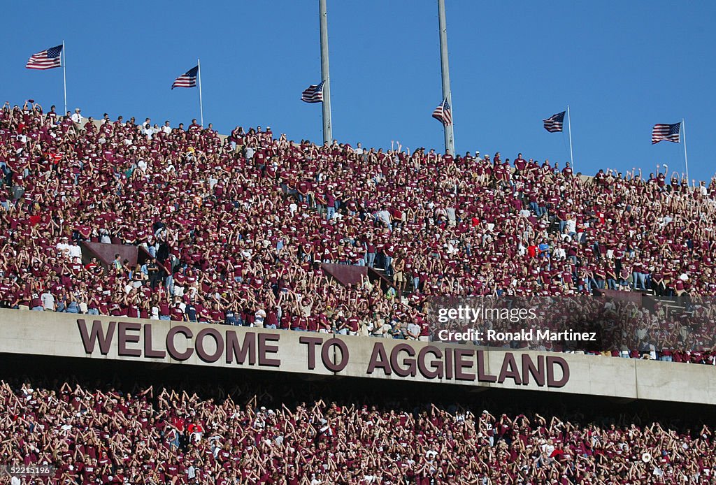 University of Oklahoma Sooners v Texas A&M Aggies