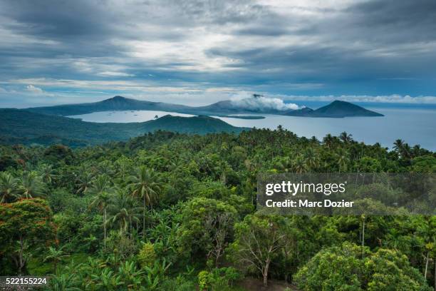 matupit island volcanoes - papua neuguinea stock pictures, royalty-free photos & images